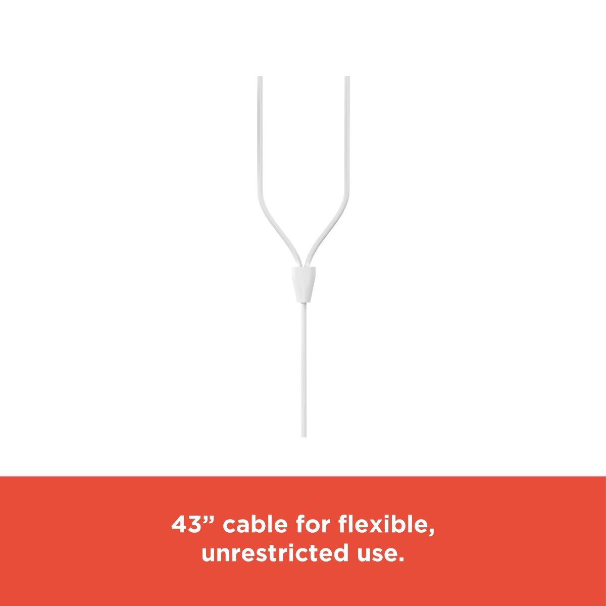 RadioShack Wired Type-C Earphones – Built-In Mic, 10mm Drivers, Quick Access Controls, 3.5ft Cable, White