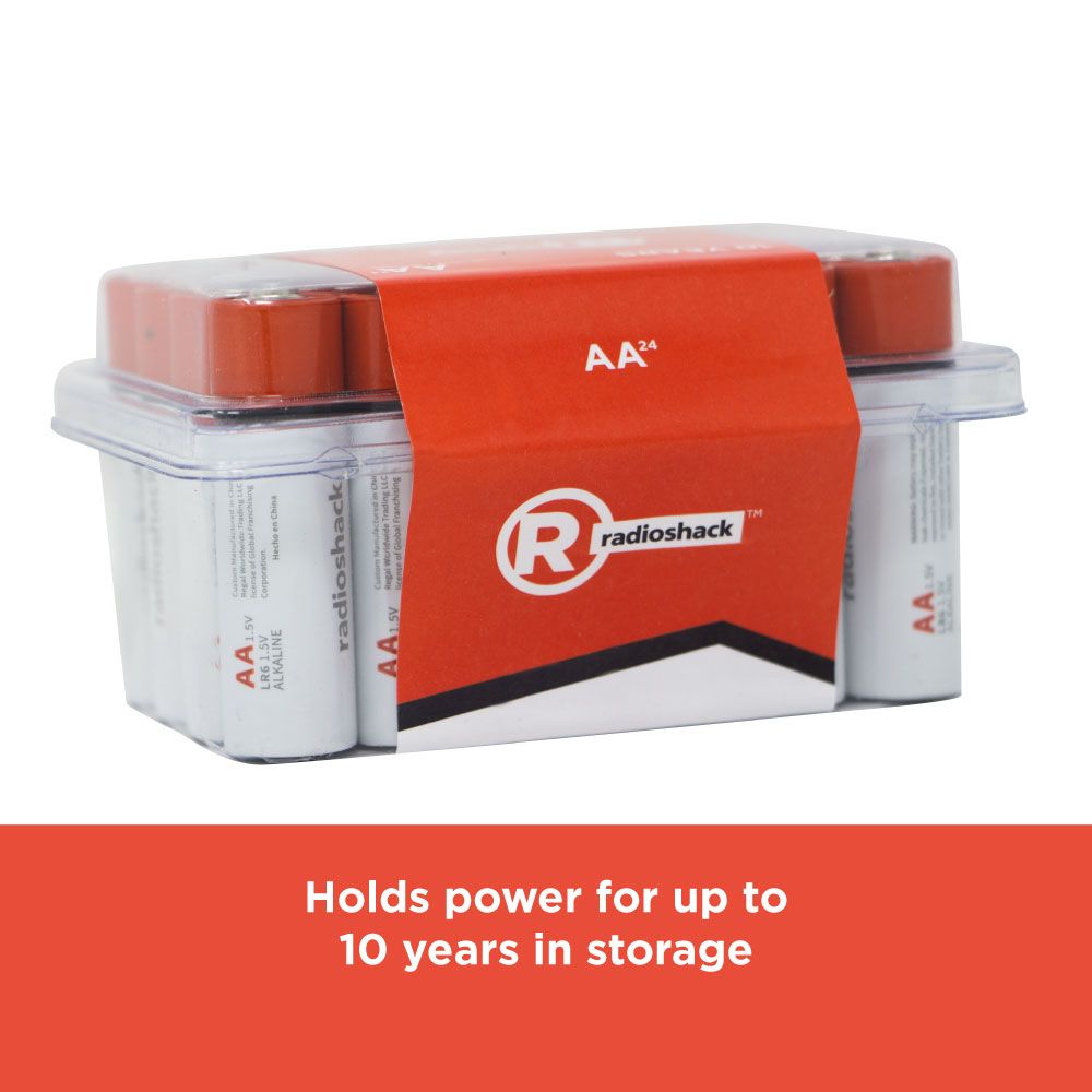 RadioShack AA Alkaline Batteries / 2309308 / 24 Pack 5 RadioShack AA Alkaline Batteries / 2309308 / 24 Pack