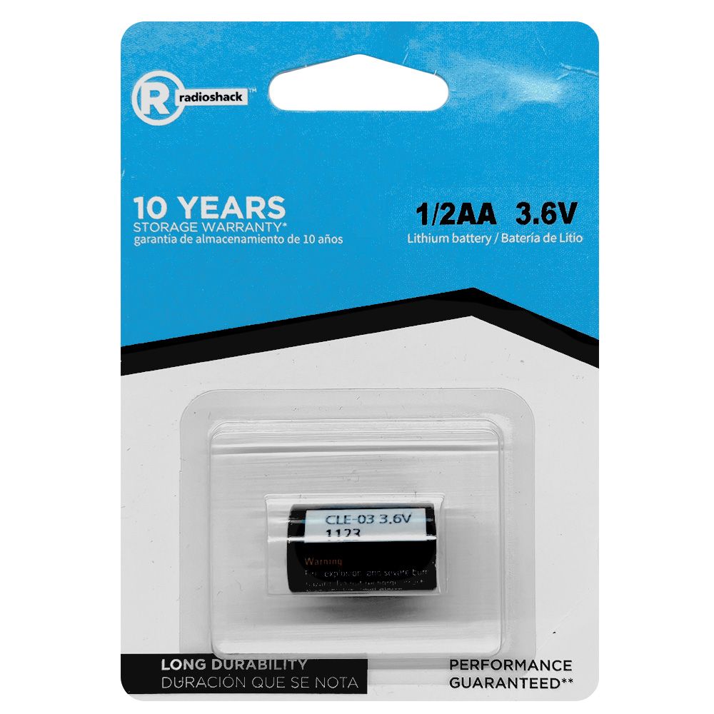 RadioShack ½ AA Camera Battery 2302197