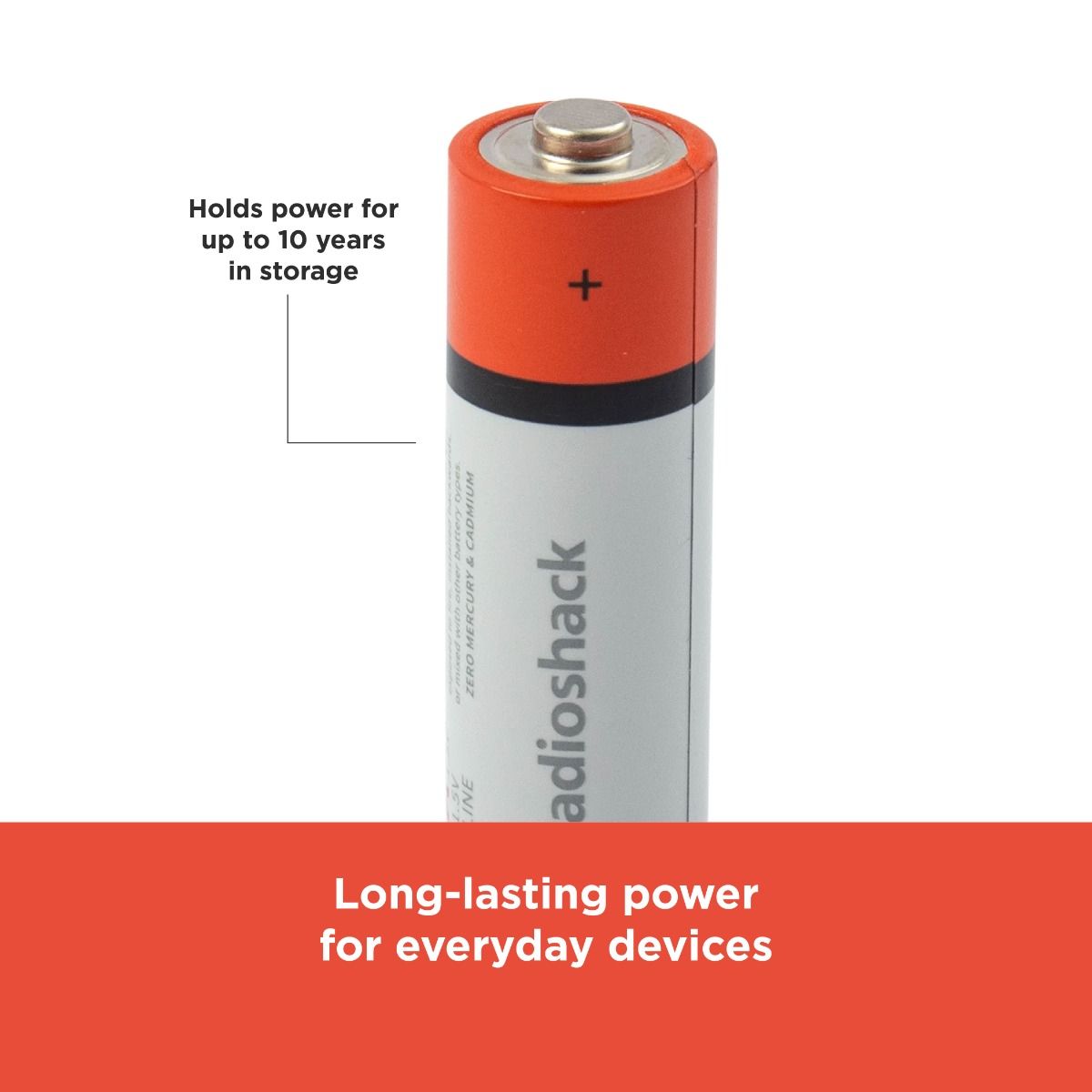 RadioShack Alkaline Batteries AAA / 2302215 / 4 Pack