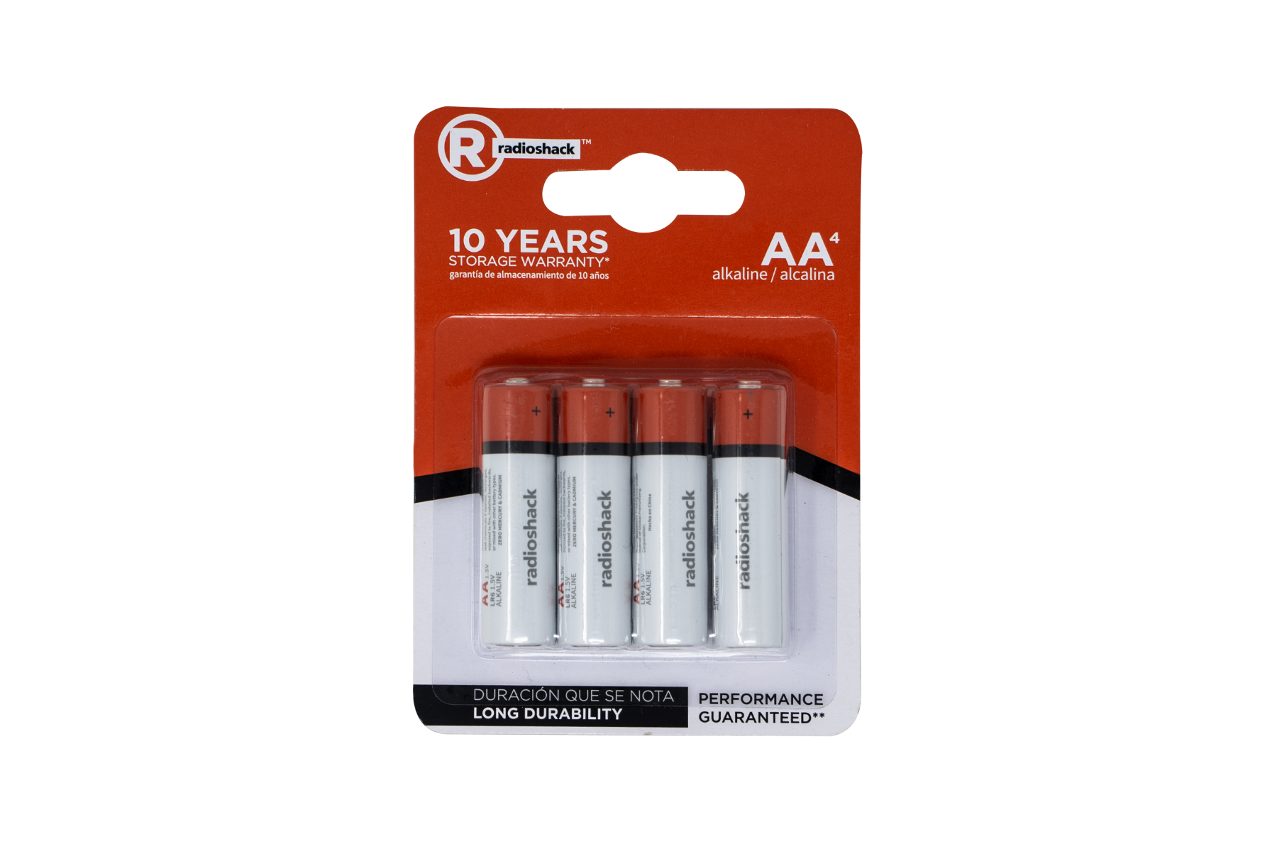 RadioShack AA Alkaline Batteries / 2302213 / 4 Pack