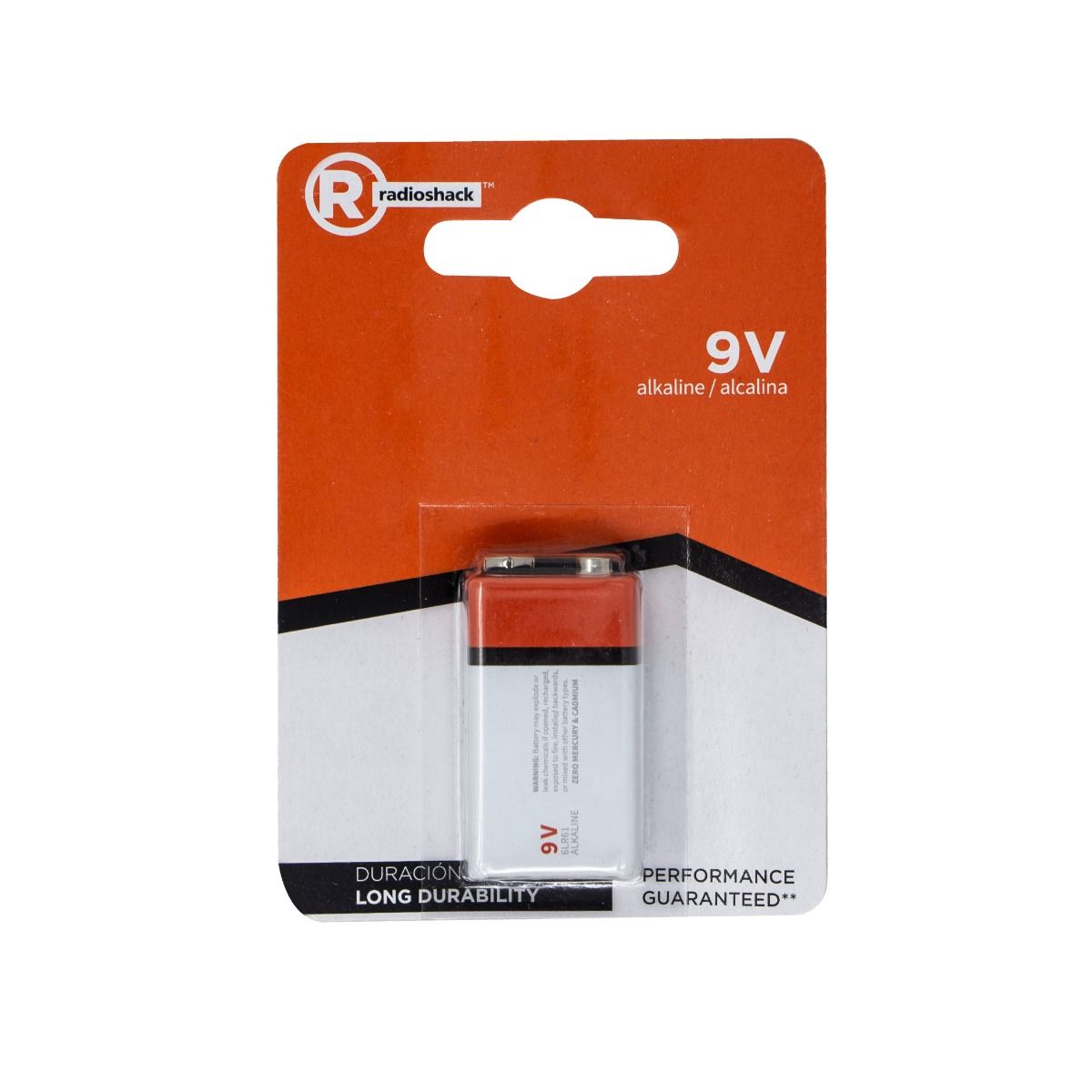 RadioShack Alkaline battery / 2302209 / 9V