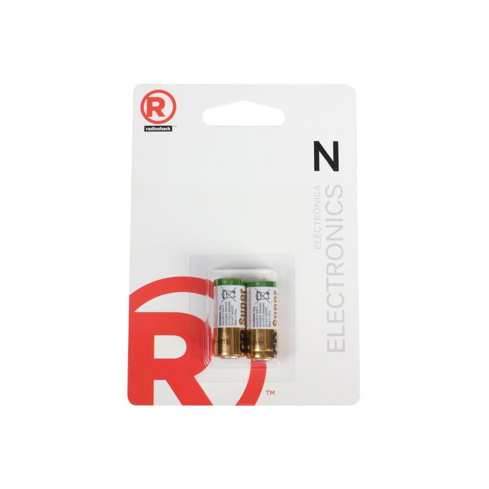 RadioShack N-Type Alkaline Batteries 2302225 2 Pack