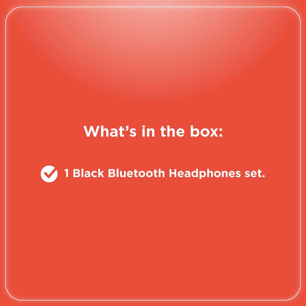 RadioShack Free Beat Headphones - Bluetooth 5.3, 40mm Drivers, 15-Hour Playtime, 32 ft Wireless Range, Black 5 RadioShack Free Beat Headphones - Bluetooth 5.3, 40mm Drivers, 15-Hour Playtime, 32 ft Wireless Range, Black