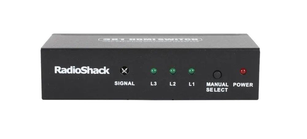 RadioShack Switch HDMI 3 X 1 ports 1503212 3D