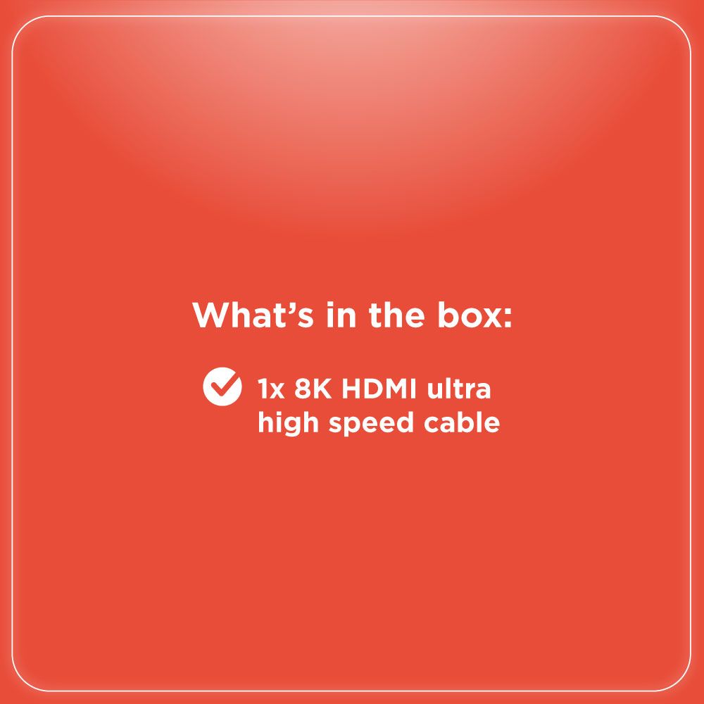 RadioShack HDMI 2 1 Ultra High Speed Cable 8K60HZ 20FT 1503304