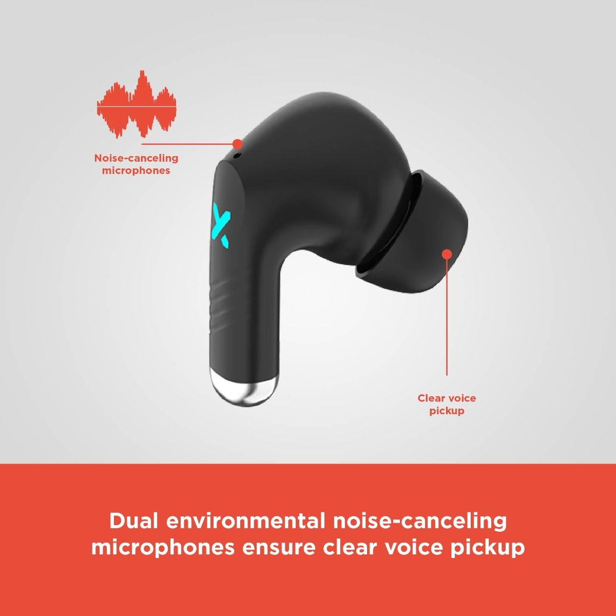 RadioShack Wireless Gaming Earbuds – Bluetooth 5.3, Low-Latency Mode, ENC Mics, 22-Hour Playtime, LED Case, Black
