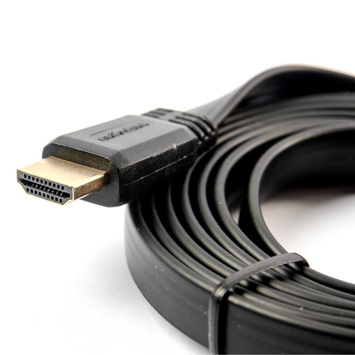 RadioShack HDMI 2.0 4K Flat Cable with Ethernet Male to Male - 2.7m 1503272 9 Feet