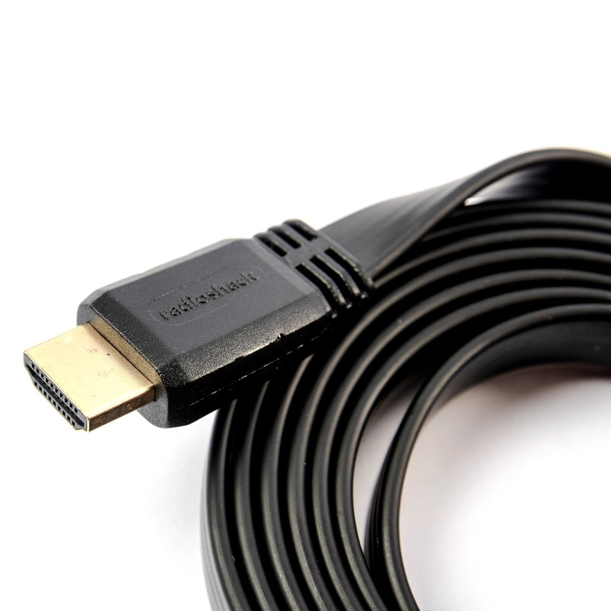 RadioShack HDMI 2.0 4K Flat Cable with Ethernet Male to Male - 2.7m 1503272 9 Feet