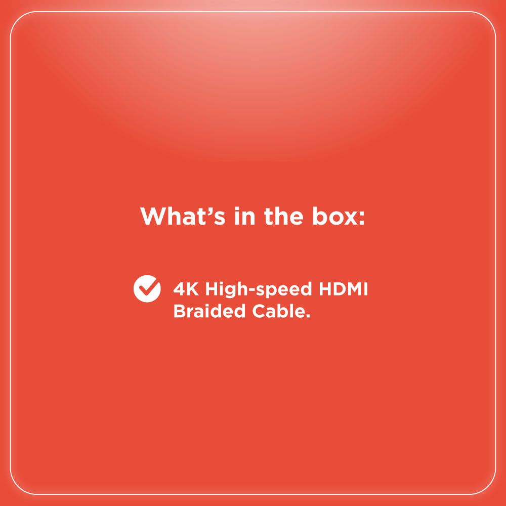 RadioShack HDMI 2.0 High Speed 4K60 Round Cable 20FT 1503302