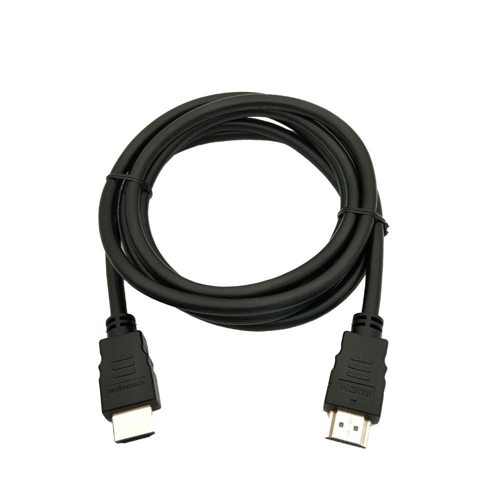 RadioShack HDMI 2.1 Male to Male Round 8K Ethernet cable 6 FT 1503285