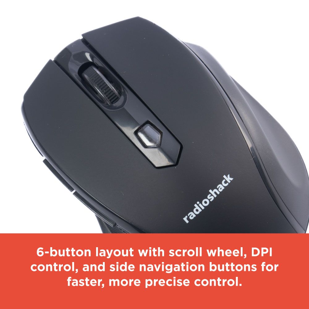RadioShack Type-C Wireless Mouse 2604760