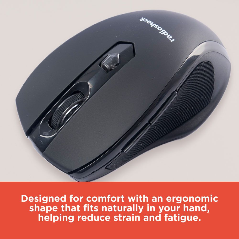 RadioShack Type-C Wireless Mouse 2604760