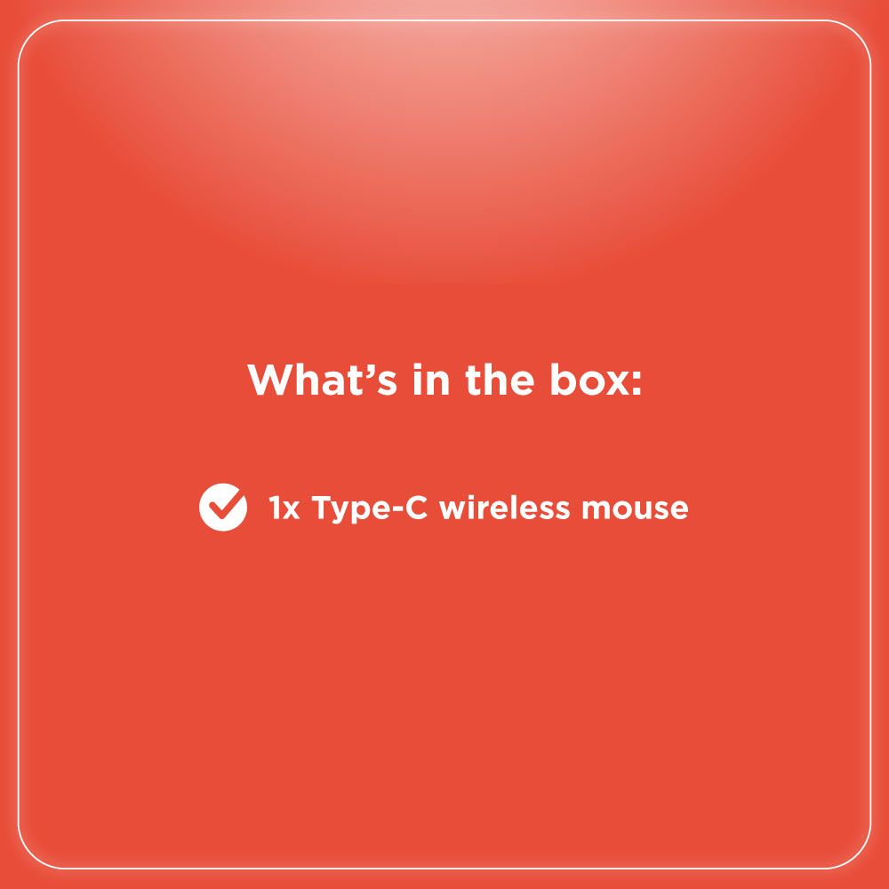 RadioShack Type-C Wireless Mouse 2604760