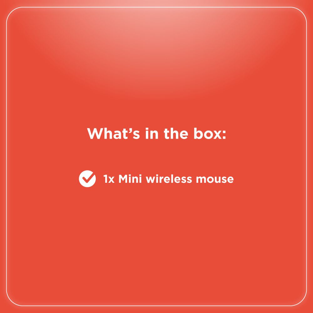 RadioShack Mini Wireless Mouse 2604759
