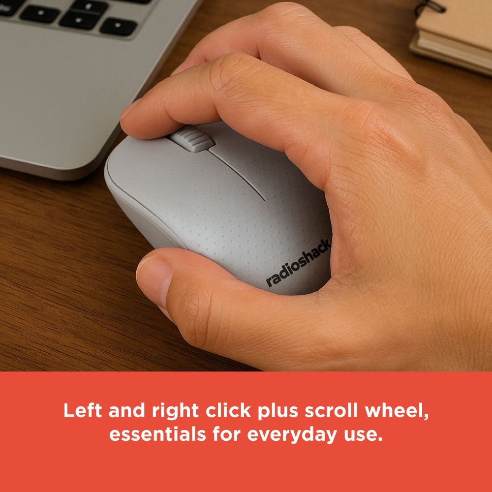 RadioShack Wireless 3-Button Mouse 2604754