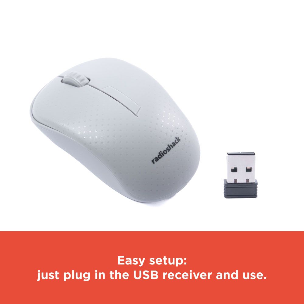 RadioShack Wireless 3-Button Mouse 2604754