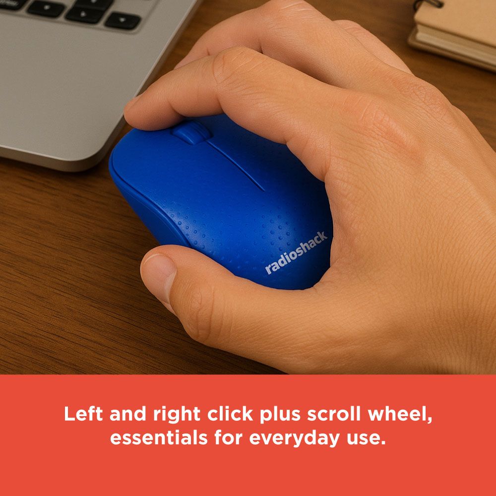 RadioShack Wireless 3-Button Mouse 2604756