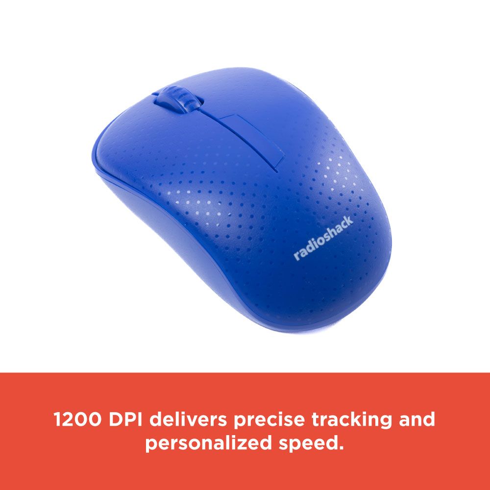 RadioShack Wireless 3-Button Mouse 2604756