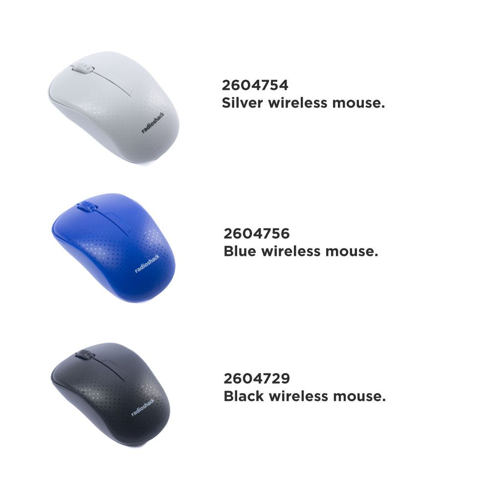 RadioShack Wireless 3-Button Mouse 2604756