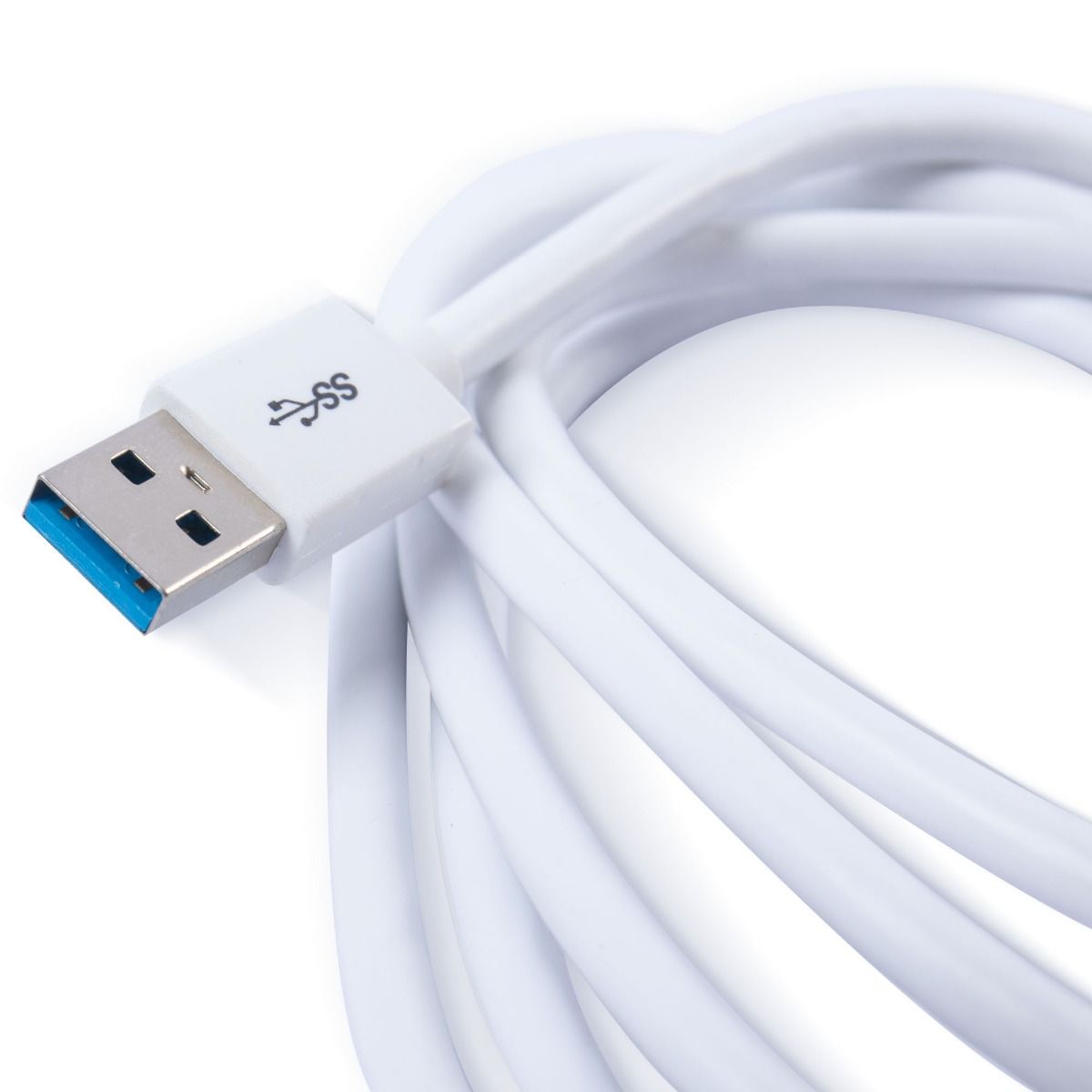RadioShack USB 3.0 Male to Type-C Round Male Cable - 1.8m (6 Feet) 2605129