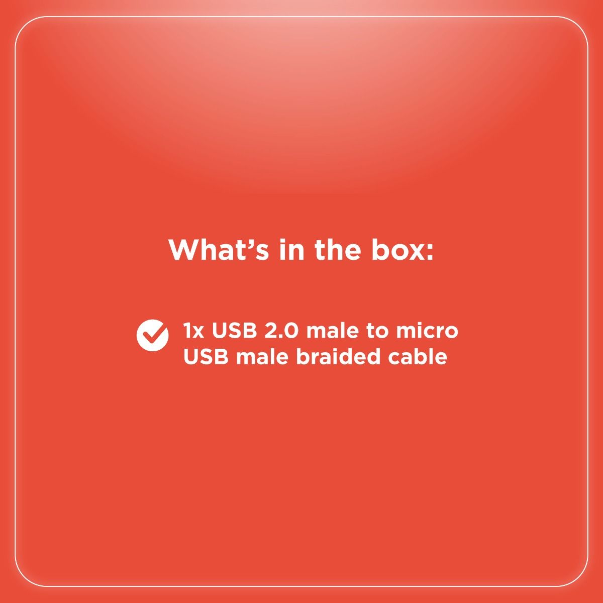 RadioShack USB 2.0 Male to Micro USB Male Braided Cable - 1.8m (6 Feet) 2605138 5 RadioShack USB 2.0 Male to Micro USB Male Braided Cable - 1.8m (6 Feet) 2605138