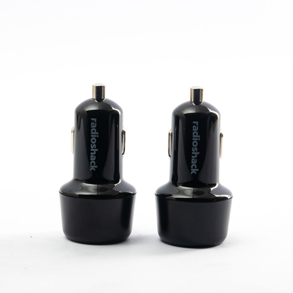 RadioShack Two Pack QC 3 0 Dual Car Charger With 1 USB 1 Type C 2733360