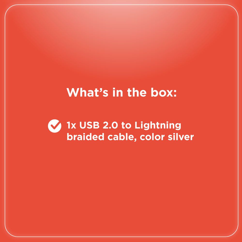 RadioShack Charging Cable USB to Lightning 3FT 4203261