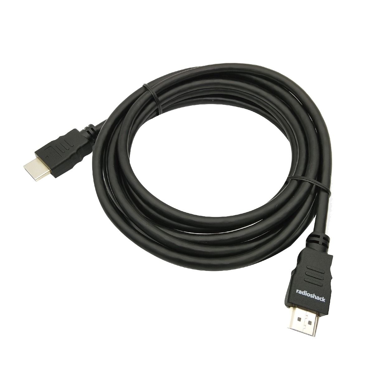 RadioShack HDMI 2.0 4K Round Cable with Ethernet Male to Male - 2.7m (9 Feet) 1503268