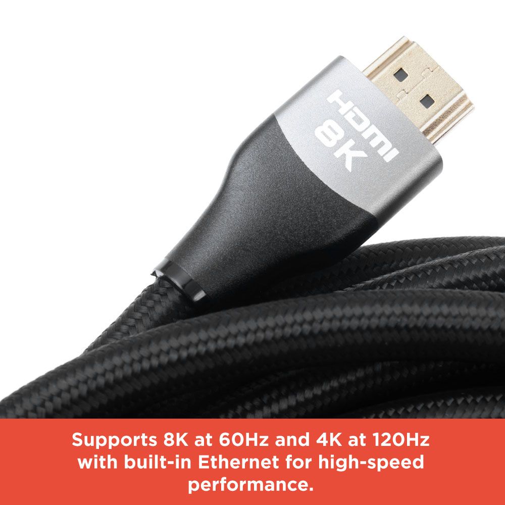 RadioShack HDMI 2 1 Ultra High Speed Cable 8K60HZ 32FT 1503305