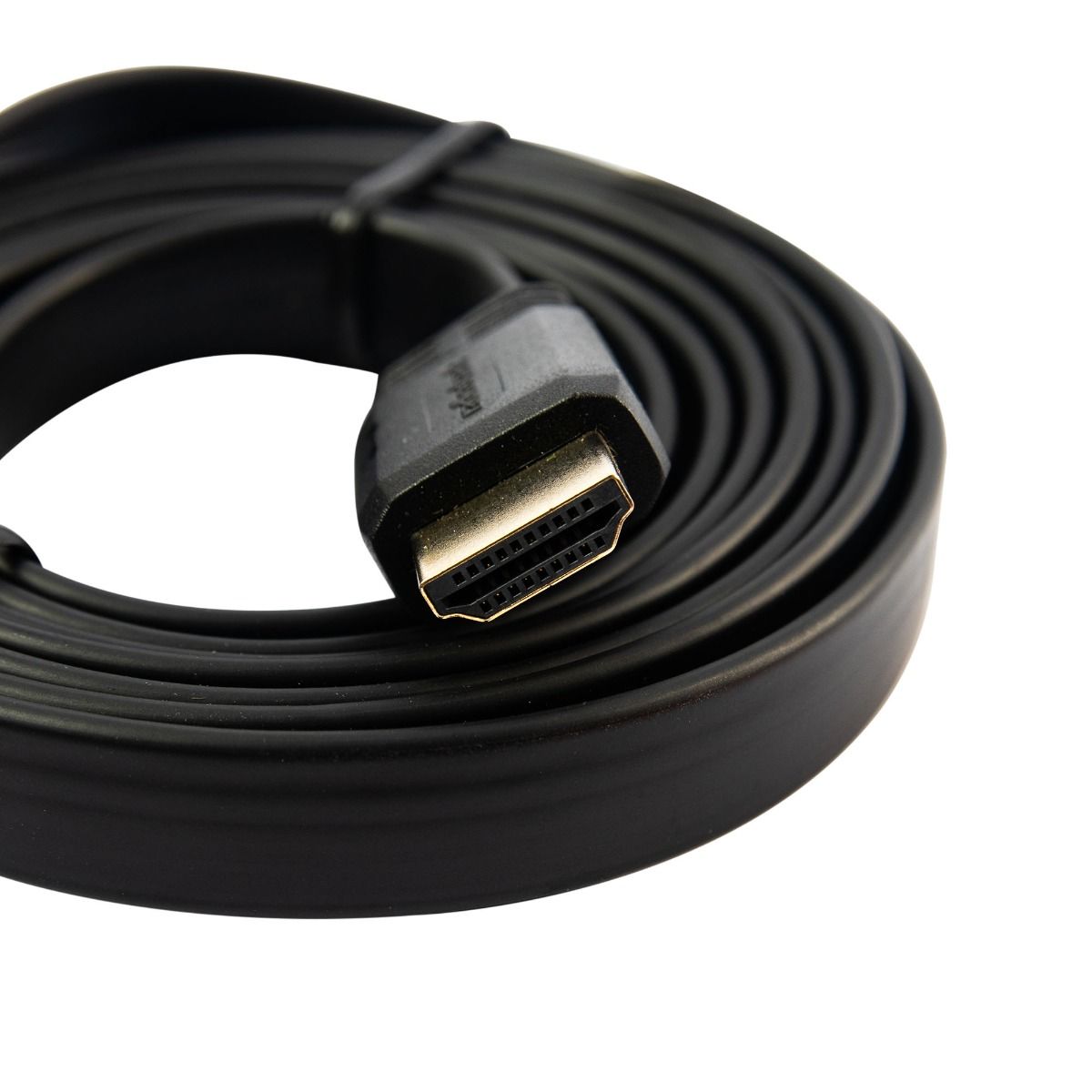 RadioShack HDMI 2.0 4K Flat Cable with Ethernet Male to Male - 1.8m  6 Feet