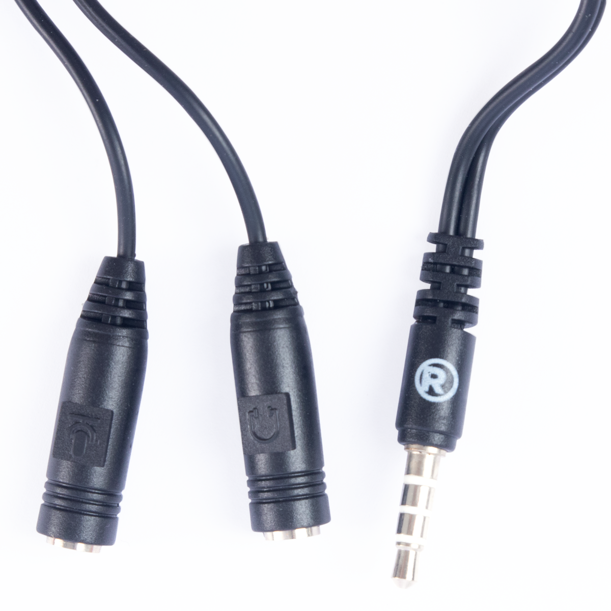 RadioShack 3.5mm Male to 2 Female Connectors Cable 1503292