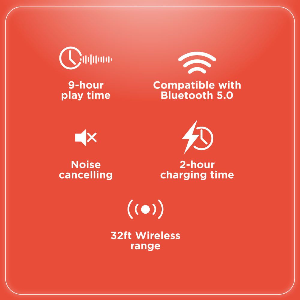 RadioShack THUNDER 2 -Bluetooth Headphones 3304275