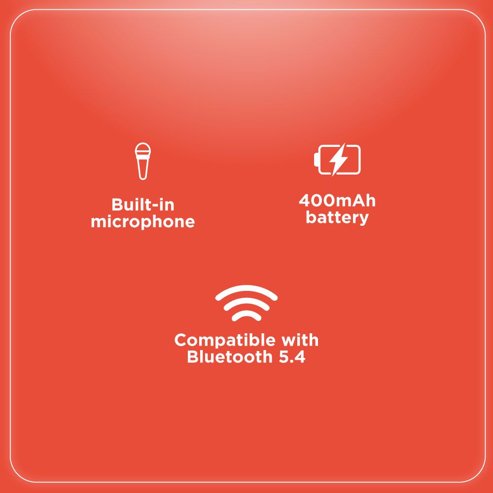 RadioShack Bluetooth 5.4 Headphones – 30-Hour Playtime, 40mm Drivers, Built-In Mic, Foldable, Creme