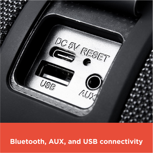 RadioShack Portable Bluetooth Speaker with FM and lights 4001763